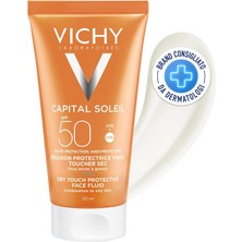 Mey İthalat Vichy Capital Soleil Dry Touch Yüksek Korumalı Yüz Emülsiyonu