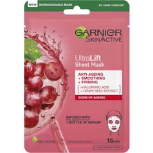 Mey İthalat Garnier Ultralift Yaşlanma Karşıtı Parlaklık Artırıcı Yüz Maskesi 28G (Ambalaj Değişebilir)