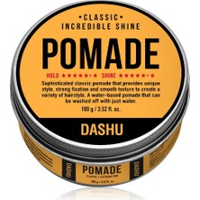 Mey İthalat Dashu Güçlü Tutuş ve Islak Görünüm Sunan Saç Sabitleyici Jel Classic Incredible Shine Pomade 100G