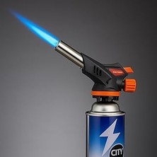 Mey İthalat Coverzone Pürmüz Mutfak Alev Tabancası – 1300°C Ayarlanabilir Alevli Gaz Torch, Otomatik Ateşleme, Karamelize Etme, Flambe, Bbq, Kamp ve Mutfak Kullanımı Için Profesyonel Brülör | HS-509C