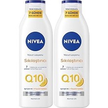 Mey İthalat Nıvea Sıkılaştırıcı Vücut Losyonu Q10 Vitamin C 250ML X2 Adet,48 Saat Nemlendirme,10 Günde Sıkılaş