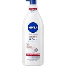 Mey İthalat Nıvea Yoğun Nemlendirici Repair & Care Vücut Losyonu 400ML, 72 Saat Nemlendirime, Kaşıntılı ve Hassas Ciltlere Özel, Onarıcı, Gliserin,pro Vitamin B5,niasinamid,kuru Ciltler