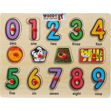Mey İthalat Woody - Ingilizce Rakamlar Ahşap Oyuncak (Sunman 130444A)