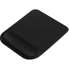 Mey İthalat Ergoplus Bilek Destekli Mouse Pad Ergonomik Mousepad Kaymaz Taban Bilek Koruyucu, Ofis Oyun Bilgisayar Mouse Altlığı Siyah