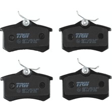 Mey İthalat Trw Fren Balatası Arka Audi A6 3.7 99-05, 3.7 Quattro 99-05, A8 2.8 96-02, 2.5 Tdı 97-02, 2.5 Tdı Quattro 97-00, Volkswagen Bora 2.0 4motion 00-05, Sharan 2.8 Vr6 96-00 GDB1504