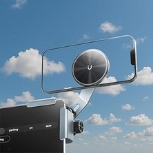 Mey İthalat Coverzone Tesla Araba ile Uyumlu ve Multimedia Ekranlı Arabalar ile Uyumlu Mag Screen Için Universal Araç Için Akıllı Telefon Tutucusu | SU7Y
