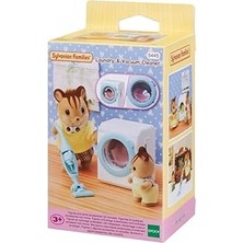 Mey İthalat Sylvanian Families Çamaşır Makinesi ve Elektrik Süpürgesi