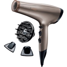 Mey İthalat Remington Iyonlu Saç Kurutma Makinesi Keratin Protect , 2200 W, Yüksek Kaliteli Seramik Kaplı Izgara, Iki Şekillendirme Başlığı, Difüzör, Kahverengi AC8002