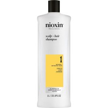 Mey İthalat Nioxin Saç Derisi + Saç Kalınlaştırma Sistemi 1 Şampuan, Hafif Inceltmeli Doğal Saçlar Için, 999 ml (Ambalaj Değişebilir)