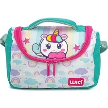 Mey İthalat Wia Kız Çocuk Unicorn Termoslu Beslenme Çantası, WG-1015