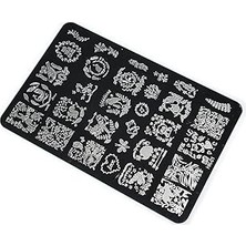 Mey İthalat Nail Art Stamping Baskı Plakası Büyük Boy Xl HK01