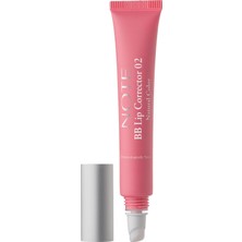 Mey İthalat Note Cosmetics Bb Lip Corrector 02 Renk Eşitleyici Dudak Parlatıcısı, Pembe