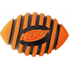 Mey İthalat Nerf Köpek Spiral Squeak Futbol Açık Hava Köpek Oyuncağı, 5 Inç Köpek Futbolu Gıcırtılı Oyuncak, Orta ve Büyük Irklar Için, Turuncu