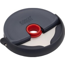 Mey İthalat Joseph Joseph 20038 Disc Easy-Clean Pizza Diski, Gri/kırmızı