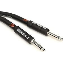 Mey İthalat Roland Black Series Enstrüman Kablosu, Düz/düz 1/4-Inç Jak, 5-Feet