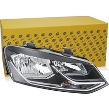 Mey İthalat Hella Far, Sağ Volkswagen Polo (2009-2017) WY21W, H7/h7, W5W, Ff, Halogen, Ece E8 6879 1eb 012 034 021