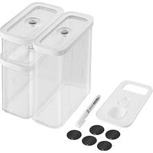 Mey İthalat Zwilling Fresh & Cube Saklama Kabı 5'li Set M Beyaz