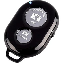 Mey İthalat Bluetooth Uzaktan Kumanda Deklanşör Düğmesi Selfie Tıklama Ağırlığı Tüm Cihazlarla Uyumlu, Siyah (Btctrol)