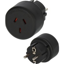 Mey İthalat Brennenstuhl Çin Fiş Sistemi Türkiye Uyumlu IP20 Lisanslı Topraklı Travel Adaptör Dönüştürücü