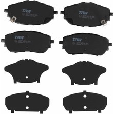 Mey İthalat Trw Fren Balatası Ön Toyota Auris 1.2 15-18, 1.3-1.6 12-18, 1.8 Hybrid 12-18, 1.4 D-4d 12-18, 1.6 D4-D 15-18 GDB3598