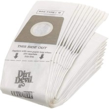 Mey İthalat Dirt Devil Tip U Vakum Torbaları (10'lu Paket), 3920048001