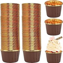 Mey İthalat Orret Home 20 Adet Mini Muffin ve Cupcake Kalıbı – Yapışmaz Tek Kullanımlık Kağıt Kek Kalıbı, Isıya Dayanıklı, Renkli ve Pratik Pişirme Kabı, Muffin ve Cupcake Sunumuna Uygun (Kahve)
