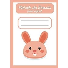 Mey İthalat Cahier De Dessin Pour Enfant: Grand Carnet A4 De Dessin Pour Enfants Avec De Grands Papiers Blancs Pour Dessin ( Cahier Vide ) - Lapin / Rose (French Edition)