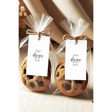 Mey İthalat Beysüs 40LI Şeffaf Jelatin Çok Amaçlı Lokum Çerez Poşeti 8X21CM