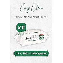 Mey İthalat Sleepy Easy Clean Yüzey Temizlik Havlusu 100 x 11 Adet (1100 Yaprak)