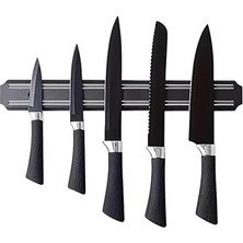 Mey İthalat Mıknatıslı Bıçak Askısı 33 cm Bıçak Tutucu Duvar Tipi Bıçak Organizer Mutfak Bıçaklık Şerit