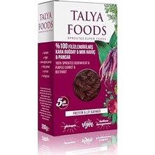 Mey İthalat Talya Foods Filizlendirilmiş Çiğ Karabuğday & Mor Havuç & Pancar Makarnası 200G
