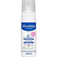 Mey İthalat Mustela Mustela Newborns Foam Shampoo- Yenidoğan Köpük Şampuan 150ML 1 Paket (1 x 1 Adet)