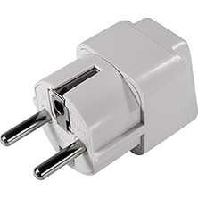 Mey İthalat Oramics Evrensel Adaptör Seyahat Fişi Beyaz Ab Normu - 250V Ac 10~16A