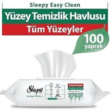 Mey İthalat Sleepy Easy Clean Yüzey Temizlik Havlusu 100 Yaprak