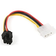 Mey İthalat Dark DK-CB-P103 Molex 4 Pın - 6 Pın Pcı-E Dönüşütürücü Güç Kablosu