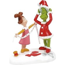 Mey İthalat Department 56 Dr. Seuss The Grinch Village Aksesuarları Santy Suit Heykelcik Için Takılıyor, 8 Cm, Çok Renkli