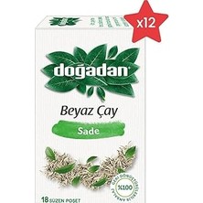 Mey İthalat Dogadan Beyaz Çay Sade x 12