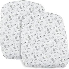 Mey İthalat Chicco Çarşaf Crib Set Iki Parça Baby Hug Grey Sheep