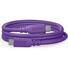 Mey İthalat Røde SC27 Superspeed Usb-C - Usb-C Kablosu, 5 Gbps'ye Kadar Hızlı Veri Aktarımı ve 60 W Güç Kaynağı (2 M, Lila)