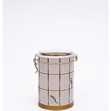 Mey İthalat EVLE-ER117-T7 Bird Cage Desenli Baharatlık 1,1 Lt (Bird Cage)