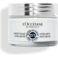 Mey İthalat L'occitane Yoğun Nemlendirici Yüz Kremi, Kuru ve Çok Kuru Ciltler Için,%25 Shea Yağı Içeren, 50 ml