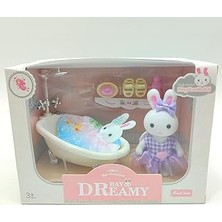 Mey İthalat Bay Dreamy Mini Tavşan Oyun Seti - Banyo