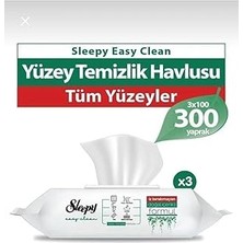 Mey İthalat Sleepy Easy Clean Yüzey Temizlik Havlusu 100 x 3