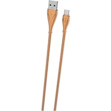Mey İthalat Psr Aksesuar Rose Gold Rose Gold LS28 Type-C USB Kablo- ile Uyumlu