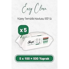 Mey İthalat Sleepy Easy Clean Yüzey Temizlik Havlusu 100 x 5 Adet (500 Yaprak)