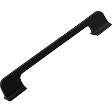 Mey İthalat Afra Metal Mat Siyah Kulp 160 mm 16 cm Mobilya Çekmece Mutfak Dolabı Dolap Kapak Kulplar Kulb Kulpu