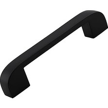 Mey İthalat Zehra Kulp 96 mm Siyah Metal Mutfak Mobilya Çekmece Mutfak Dolap Dolabı Kulpları Kapak Kulbu 9.6 cm