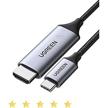 Mey İthalat Ugreen Type-C HDMI Dönüştürücü Kablo, 1.5 Metre