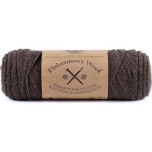 Mey İthalat Lion Brand Yarn Company 1 Yumak Iplik Fishermen Yün, Doğal Kahverengi