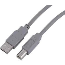 Mey İthalat USB 2.0 A Fiş - B Fiş Gri 1.5m